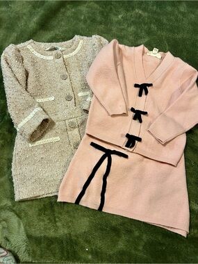 Girls 2 Piece outfit bundle- Jessica Simpson & Le Chic Tweed size 2T